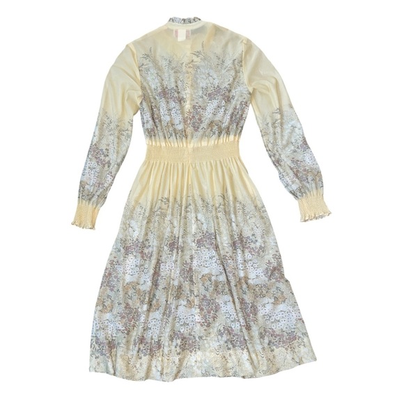 Jerrell of Texas Vintage 1970s Floral Button Down Prairie Dress | Size 7 - Picture 2 of 6